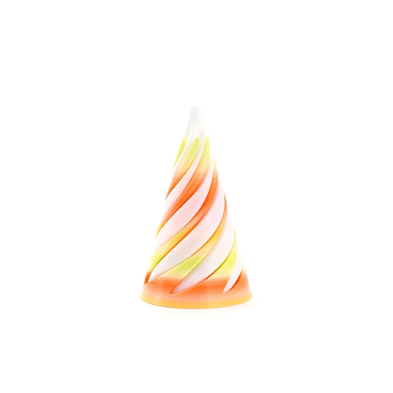 3D Decoration Mini Vortex Printed Spiral Conae Toy Fidget Toy Impossible Pyramid Passthrough Sculpture Thread Illusion Gifts