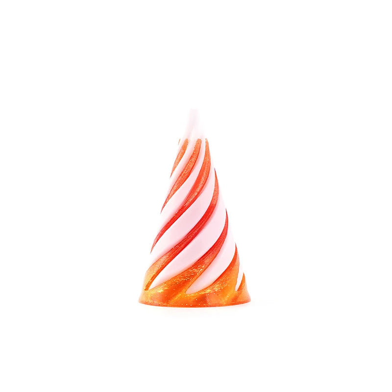 3D Decoration Mini Vortex Printed Spiral Conae Toy Fidget Toy Impossible Pyramid Passthrough Sculpture Thread Illusion Gifts