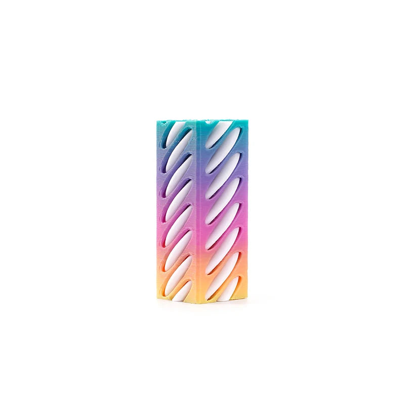 3D Decoration Mini Vortex Printed Spiral Conae Toy Fidget Toy Impossible Pyramid Passthrough Sculpture Thread Illusion Gifts