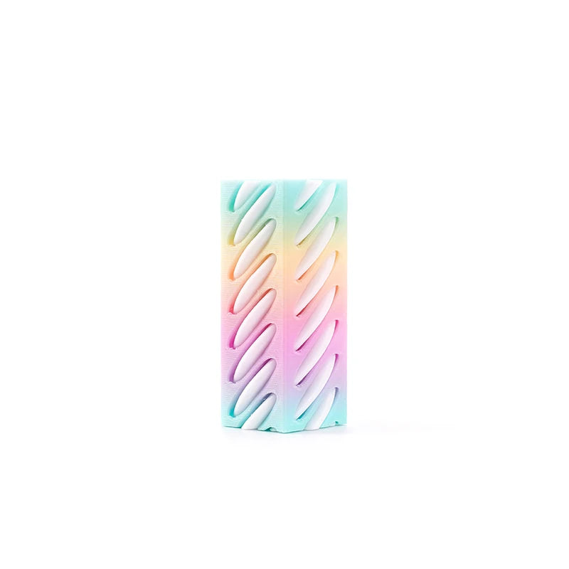 3D Decoration Mini Vortex Printed Spiral Conae Toy Fidget Toy Impossible Pyramid Passthrough Sculpture Thread Illusion Gifts