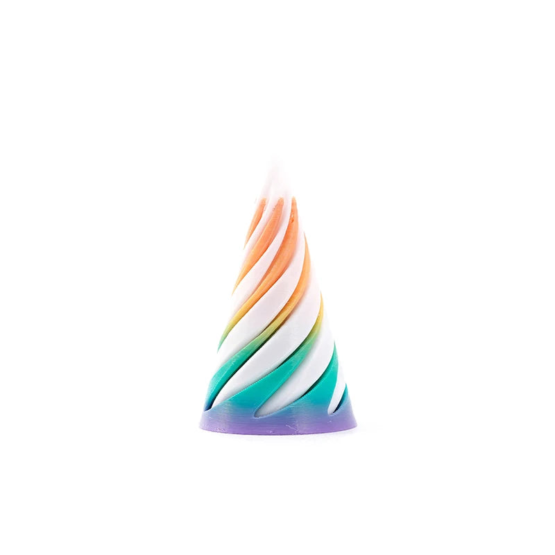 3D Decoration Mini Vortex Printed Spiral Conae Toy Fidget Toy Impossible Pyramid Passthrough Sculpture Thread Illusion Gifts